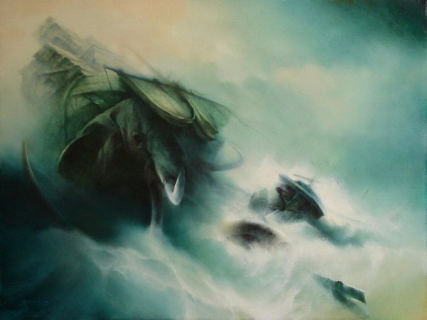 Gallardo018 La Corriente del Golfo
80x60 cm - oil on Canvas